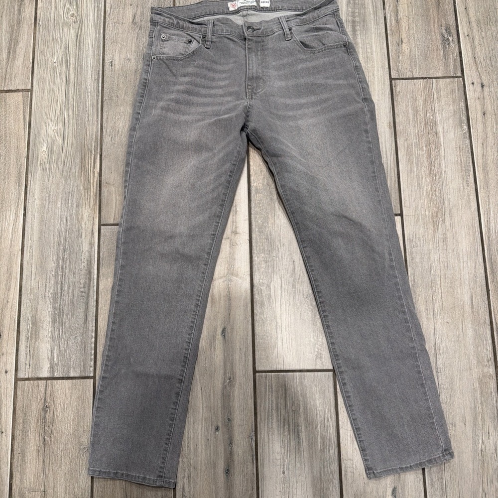 MBX Premium Denim Goods Jeans 32x32 Gray Faded Straight Leg Pants Men